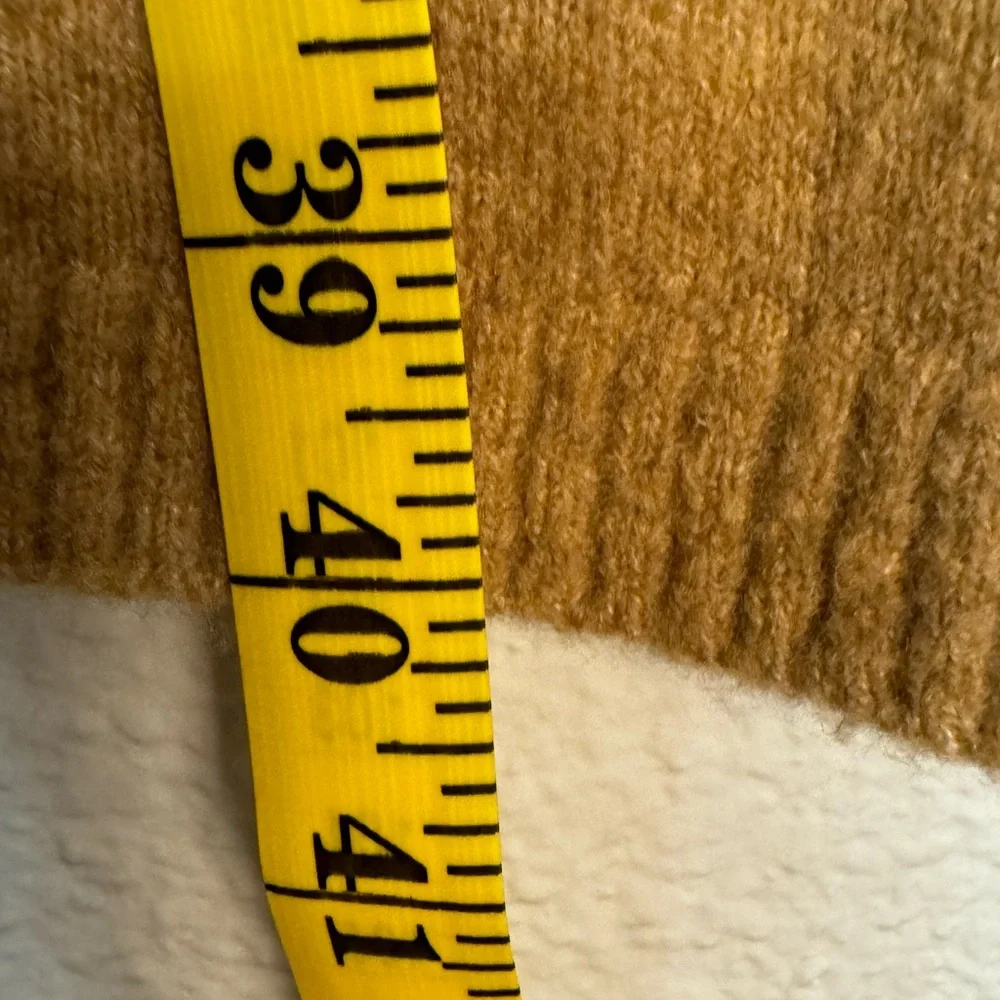 J. Crew women’s sweater dress small camel wool blend - Picture 7 of 9